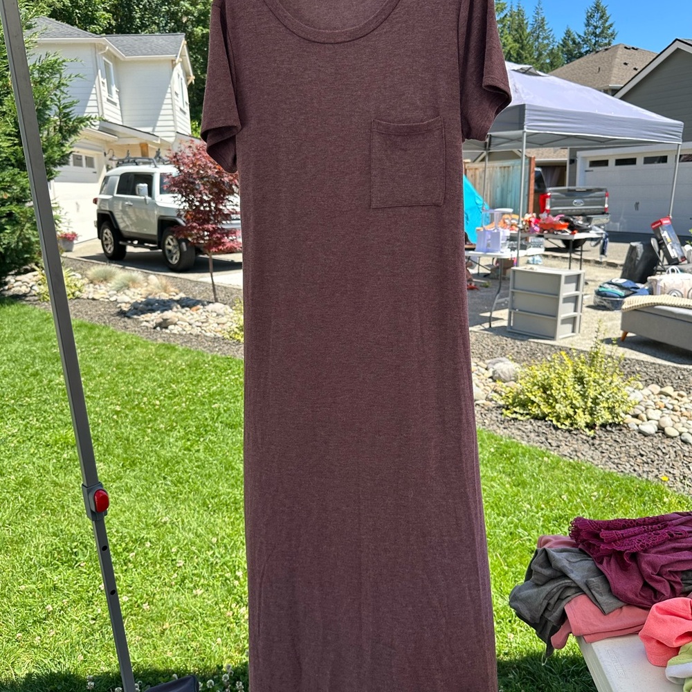 First Love Red Long Sleeve Wrap Dress